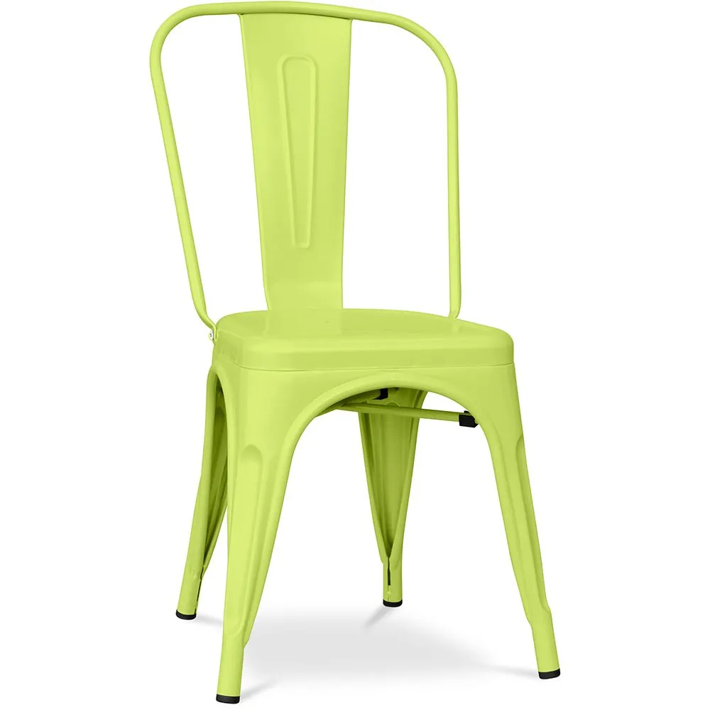 Chaise en acier de salle à manger - Design industriel - Stylix image 8