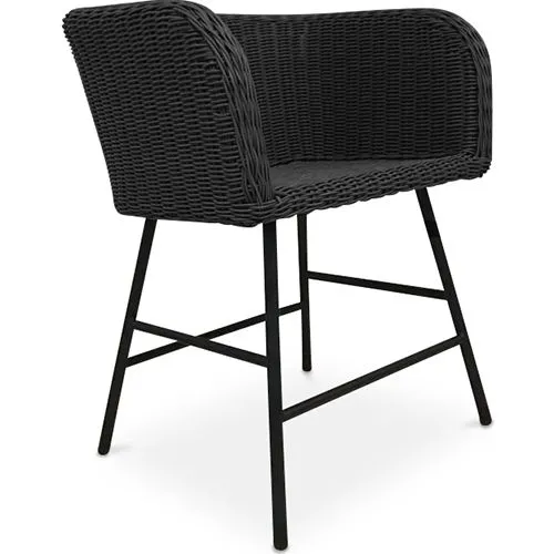 Chaise de salle à manger en rotin - Boho Bali Design - Ishita image 8