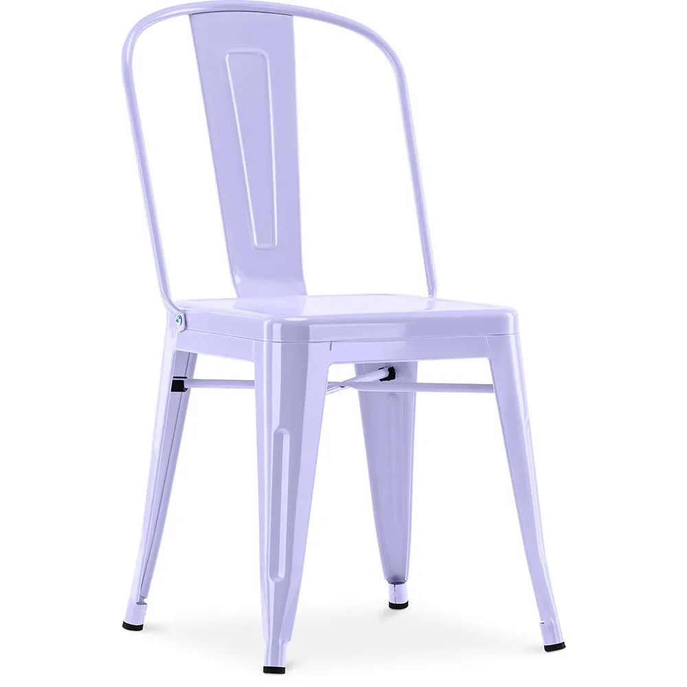 Chaise de salle à manger en acier - Design industriel - Nouvelle édition - Stylix image 8
