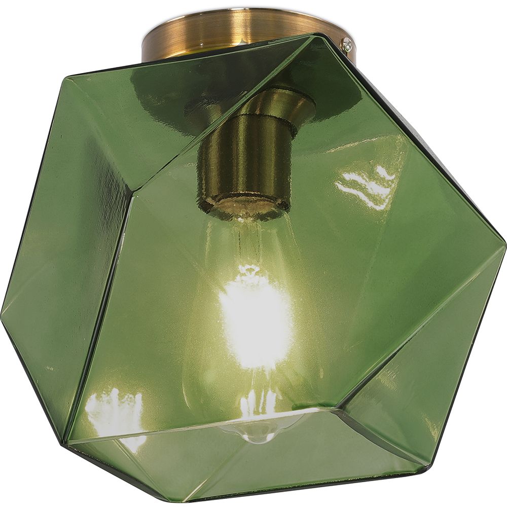 Lampe de plafond en cristal - Monture encastrée design rétro - Avo image 8