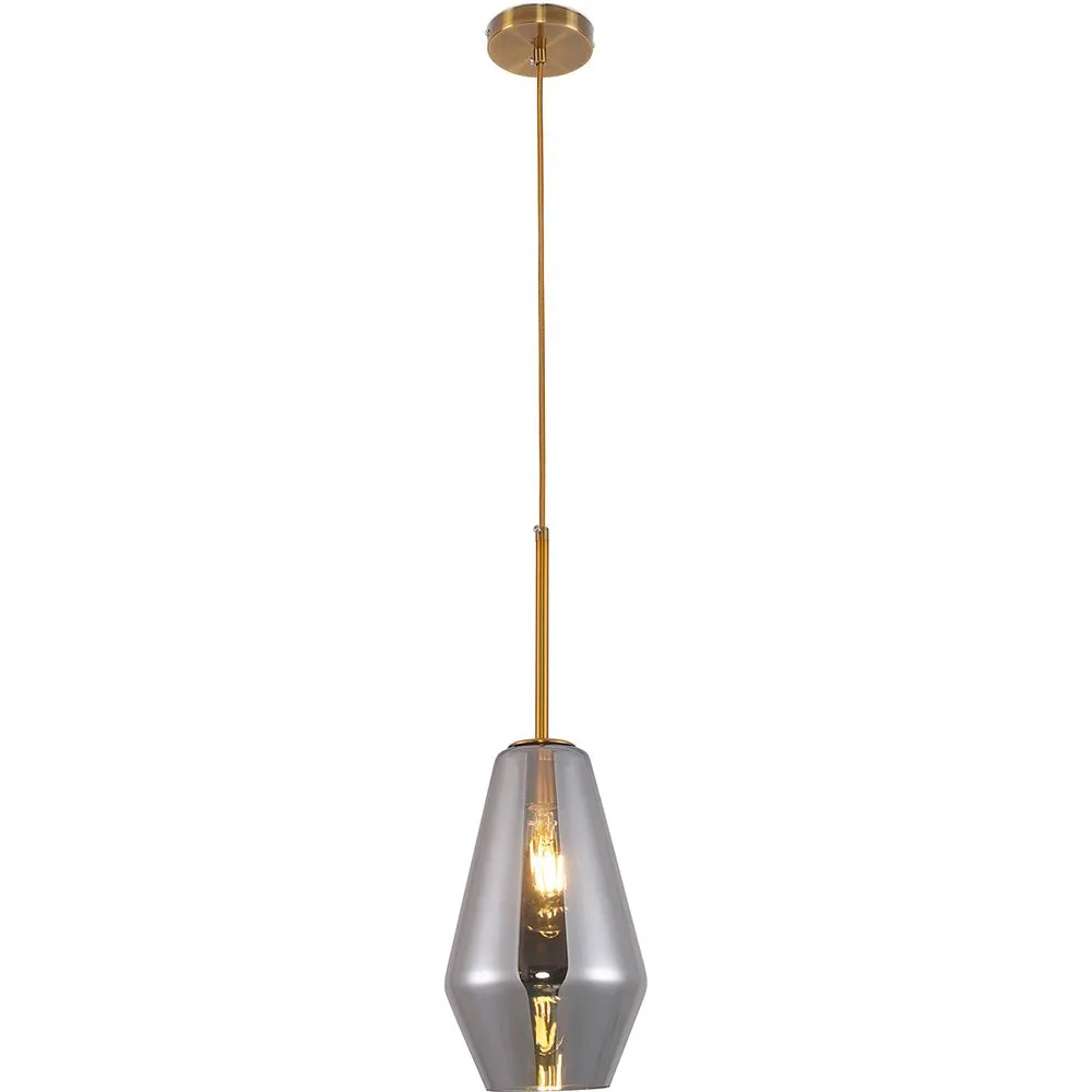 Lampe de plafond en cristal - Lampe suspendue design vintage - Alua image 8