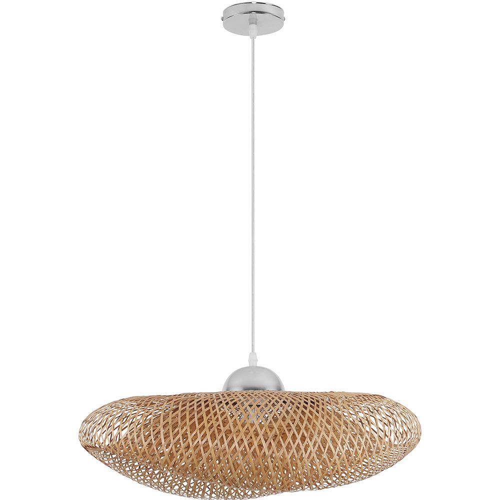 Lampe de plafond en bambou - Lampe suspendue au stile Boho Bali - Sam image 8