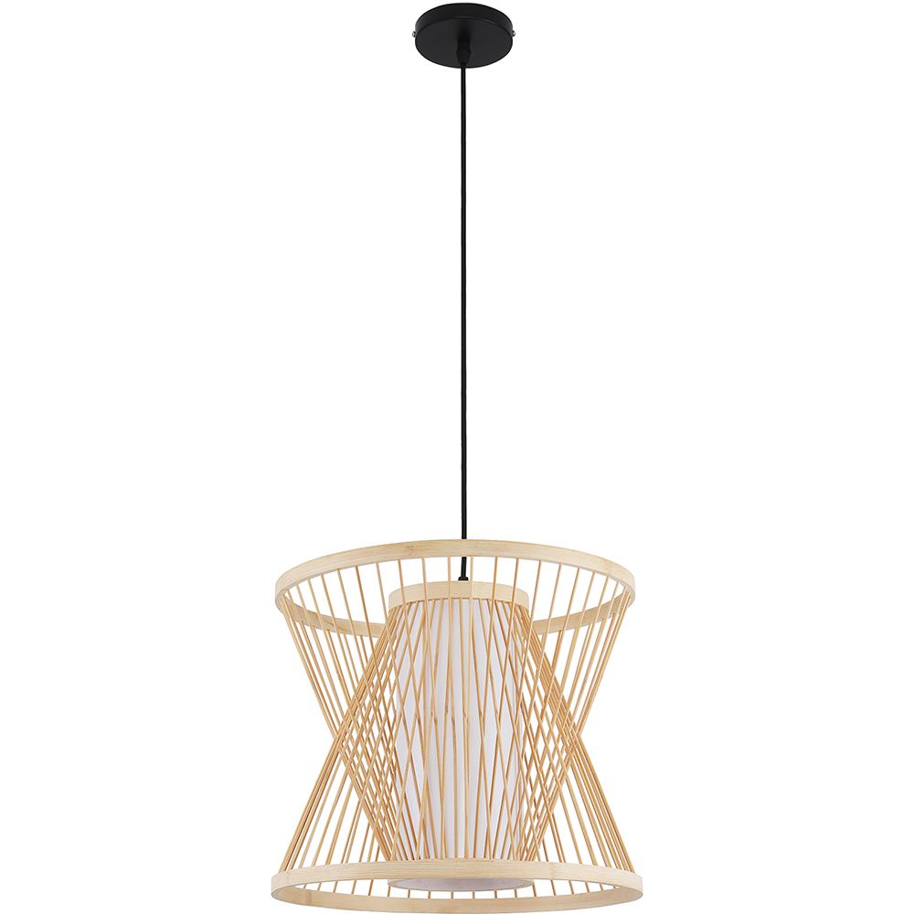 Lampe de plafond en bambou - Lampe suspendue de style boho Bali - Ketut image 8
