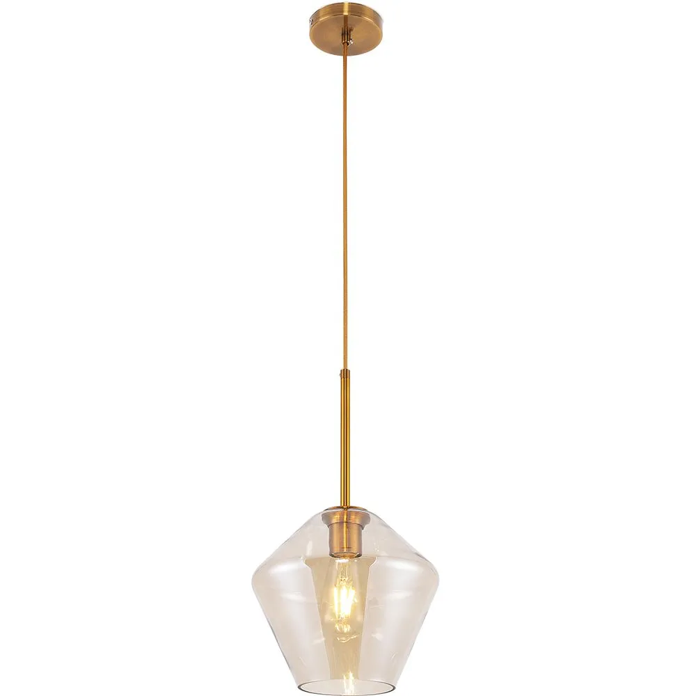 Lampe de plafond en cristal - Lampe suspendue design diamant - Alon image 8
