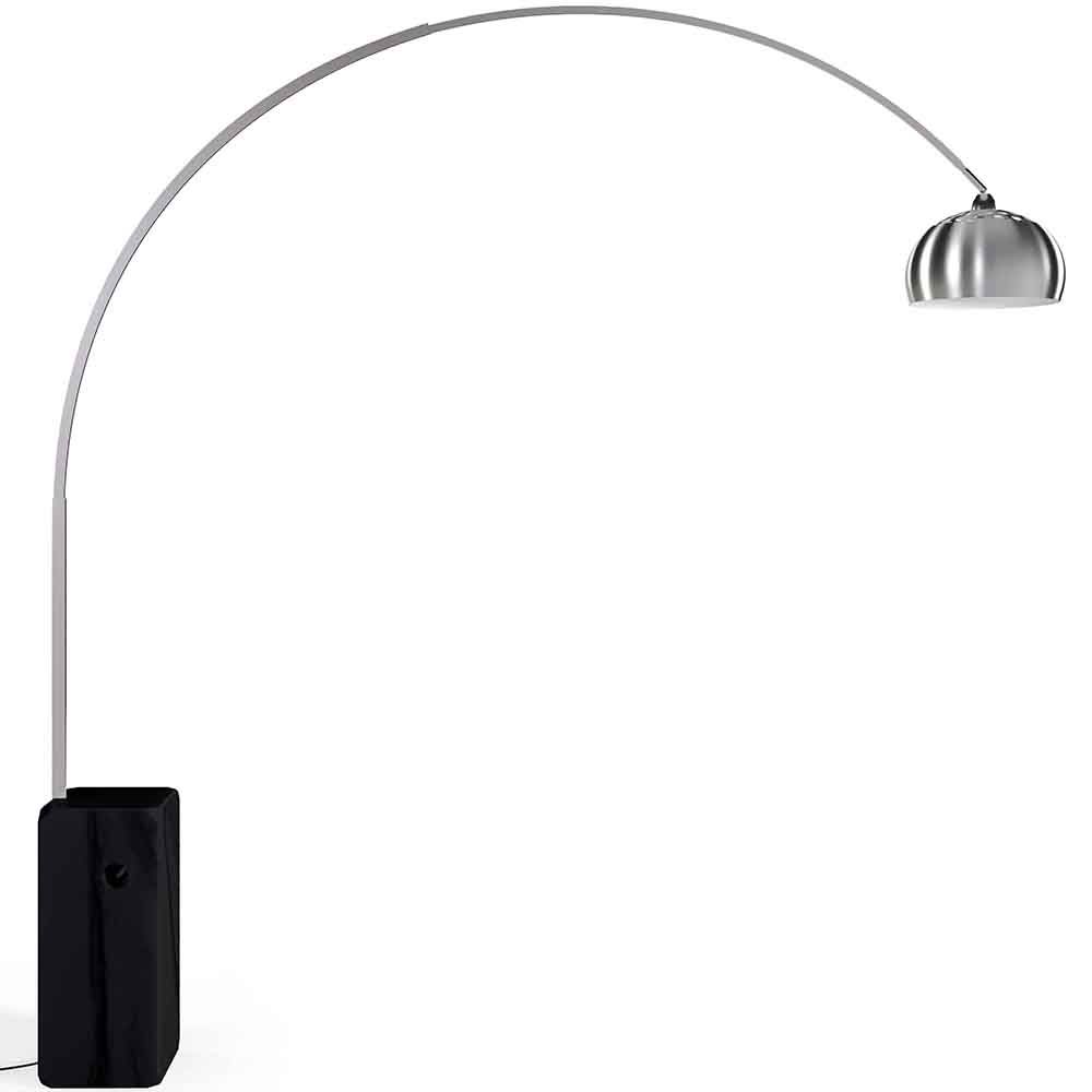 Lampadaire avec Base en Marbre - Lampe de Salon - Bow image 8