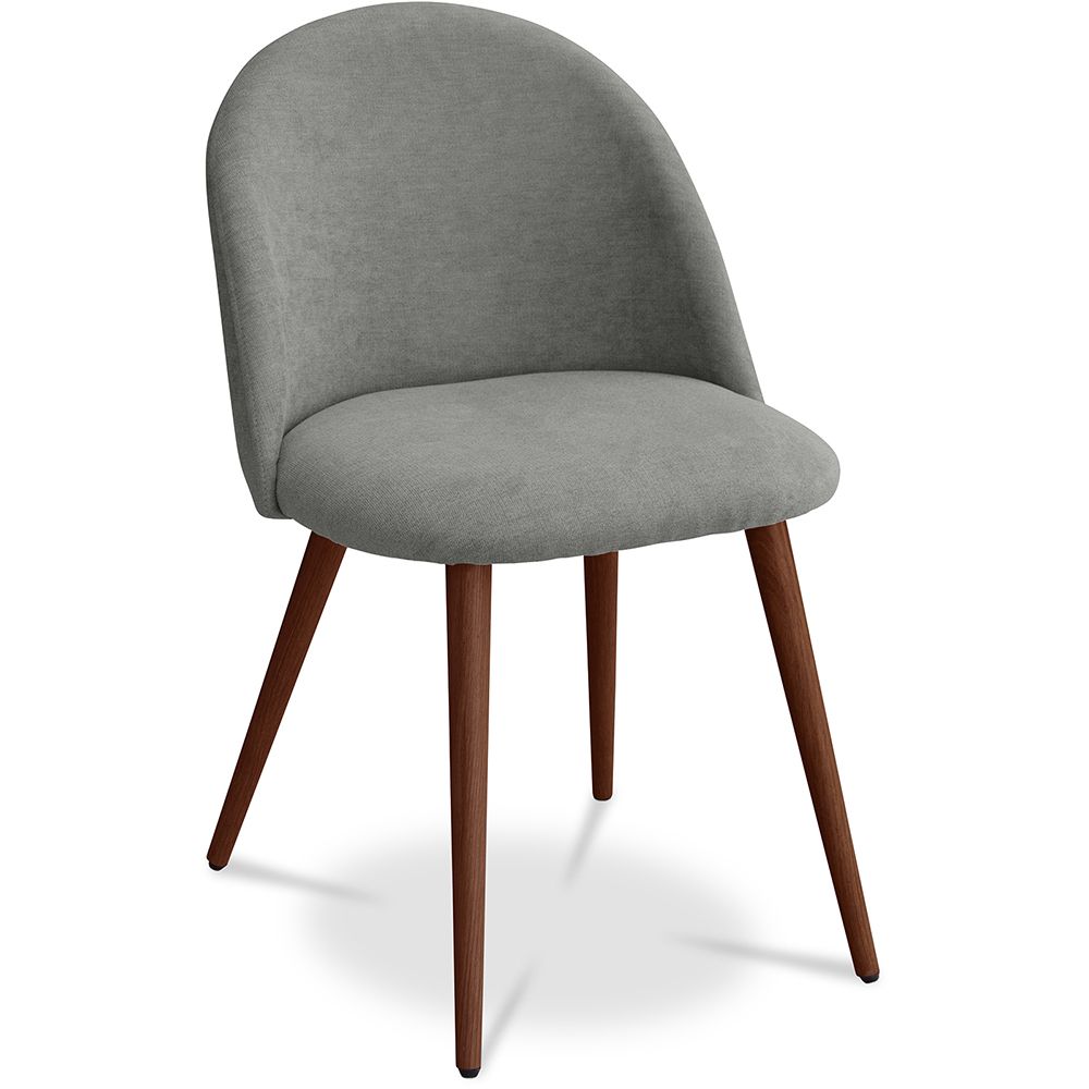 Chaise de salle à manger - Tapissée en tissu - Style scandinave - Evelyne image 8