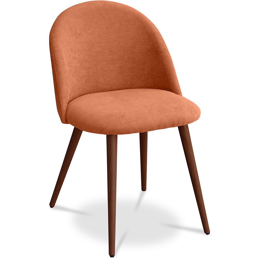 Chaise de salle à manger - Tapissée en tissu - Style scandinave - Evelyne image 8
