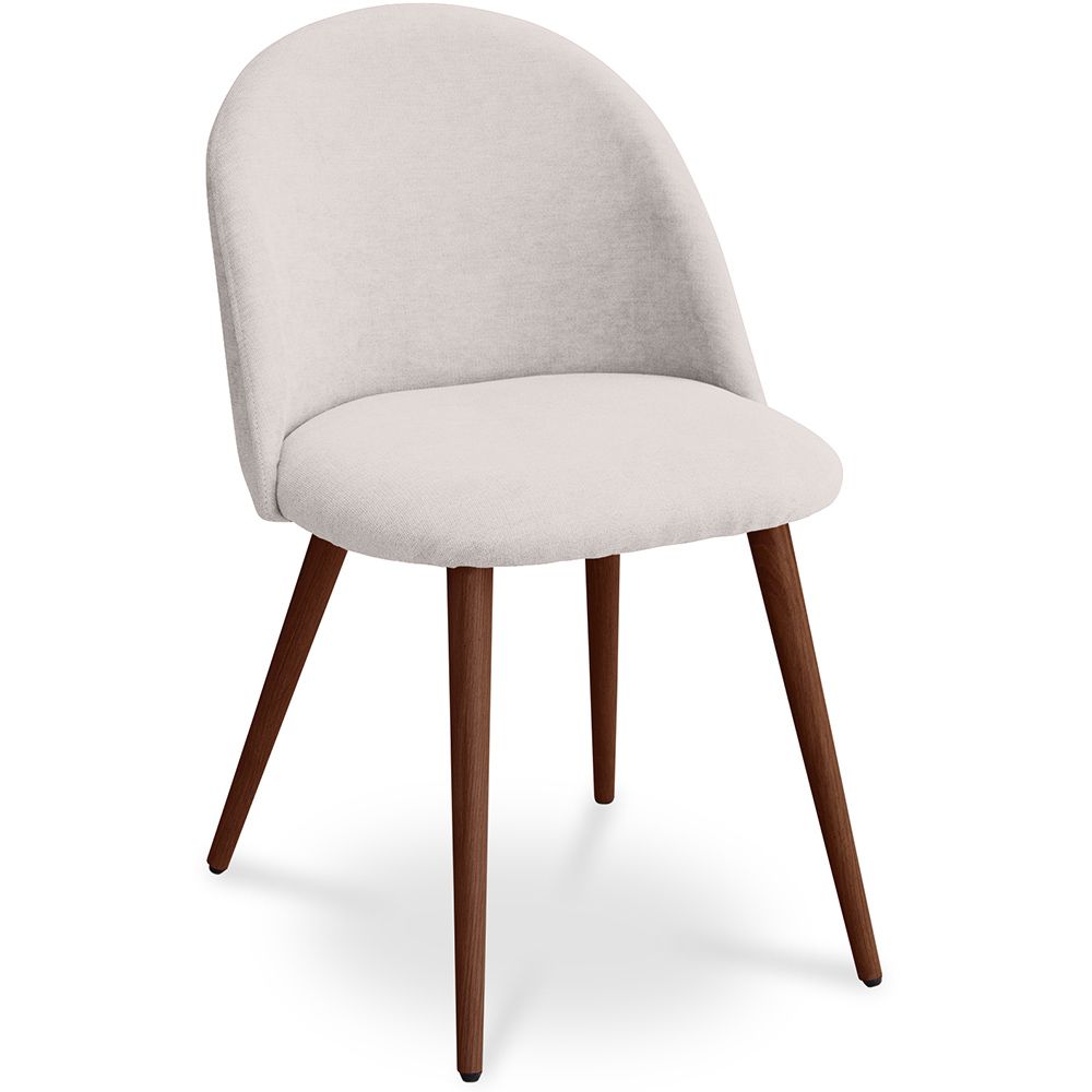Chaise de salle à manger - Tapissée en tissu - Style scandinave - Evelyne image 8