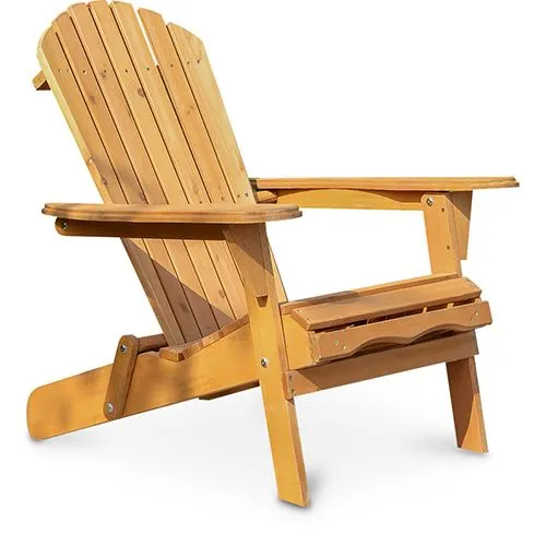 Chaise d'extérieur en bois avec accoudoirs - Chaise de jardin Adirondack - Adirondack image 8