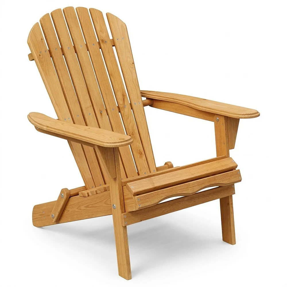 Chaise d'extérieur en bois avec accoudoirs - Chaise de jardin Adirondack - Adirondack image 8