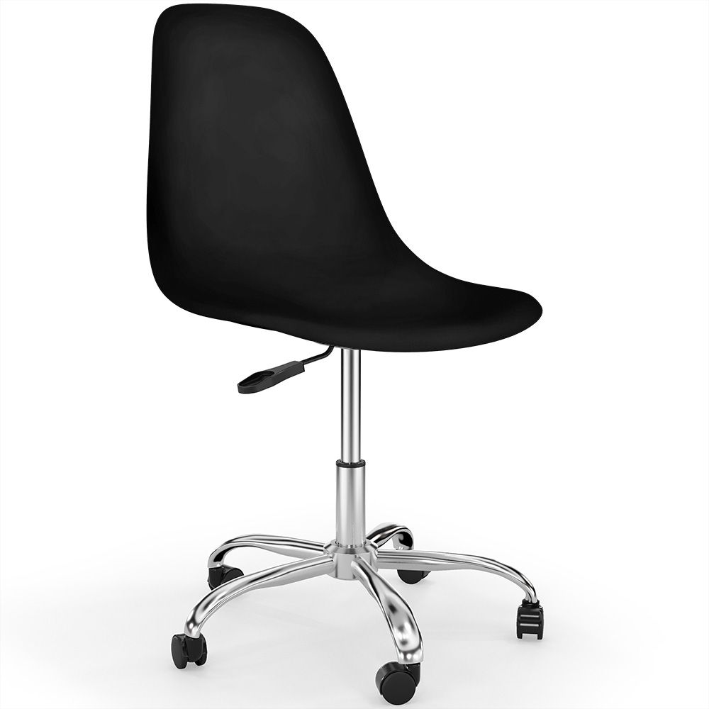 Chaise de bureau à roulettes - Chaise de bureau pivotante - Denisse image 8
