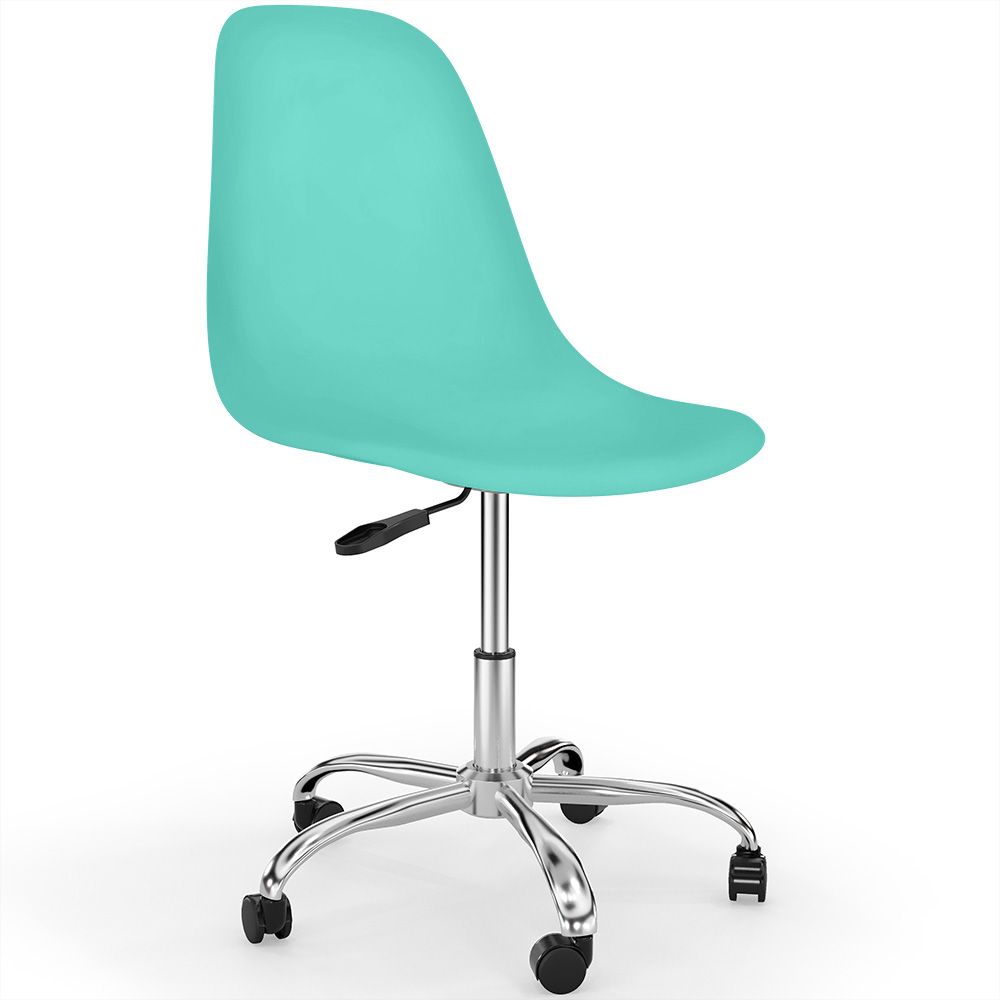 Chaise de bureau à roulettes - Chaise de bureau pivotante - Denisse image 8