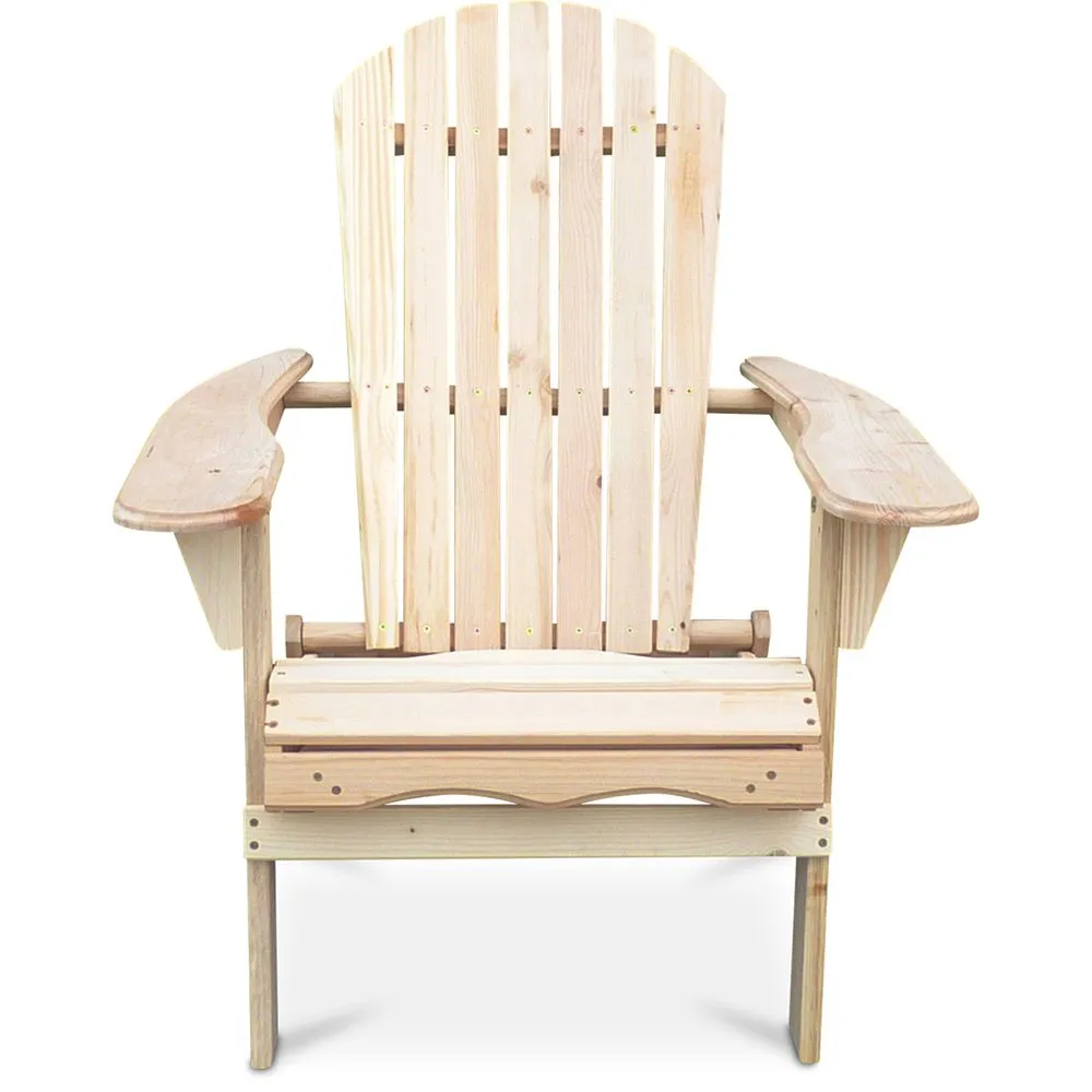 Chaise d'extérieur en bois avec accoudoirs - Chaise de jardin Adirondack - Adirondack image 8