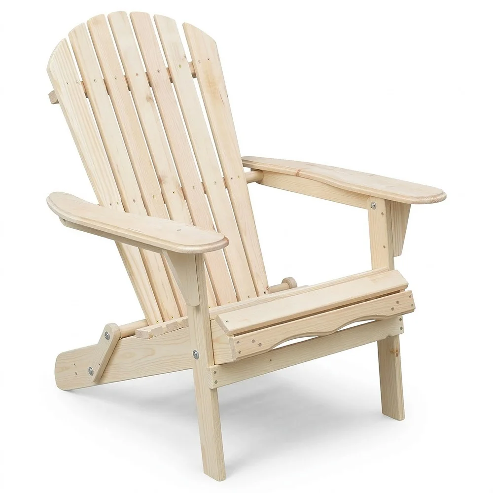 Chaise d'extérieur en bois avec accoudoirs - Chaise de jardin Adirondack - Adirondack image 8