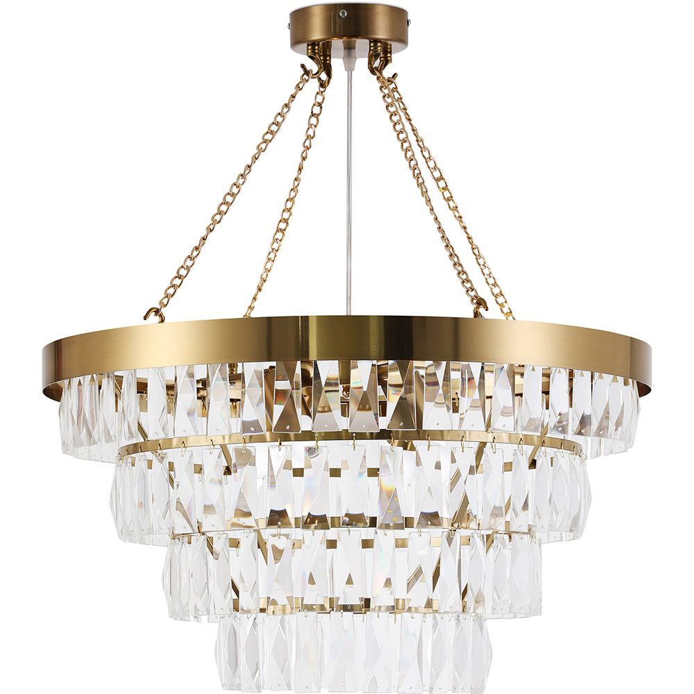 Lampe de plafond en cristal - Lustre suspension - Loraine image 8