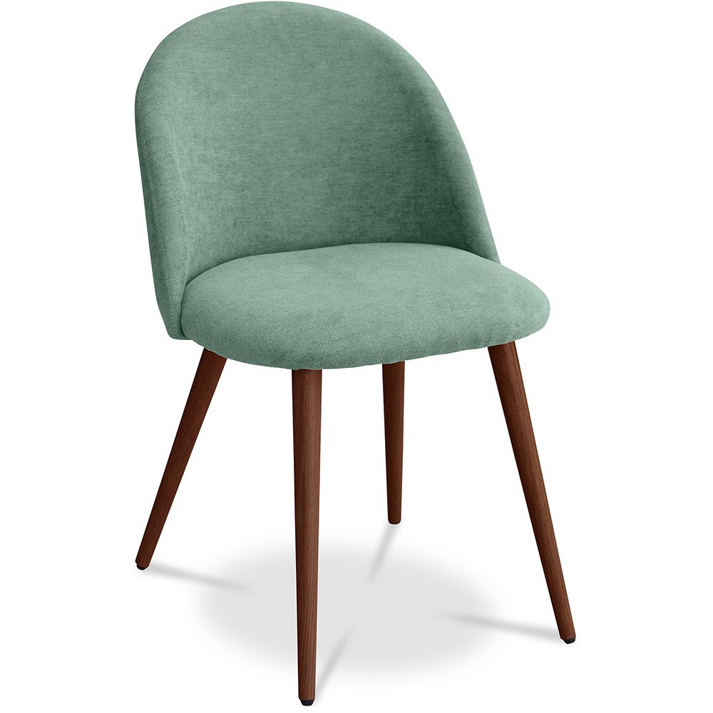Chaise de salle à manger - Tapissée en tissu - Style scandinave - Evelyne image 8