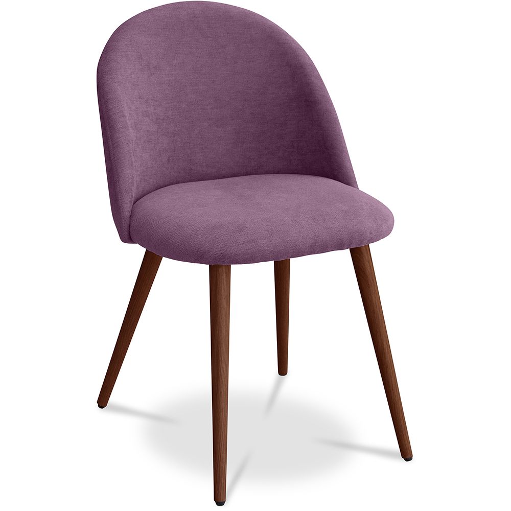 Chaise de salle à manger - Tapissée en tissu - Style scandinave - Evelyne image 8