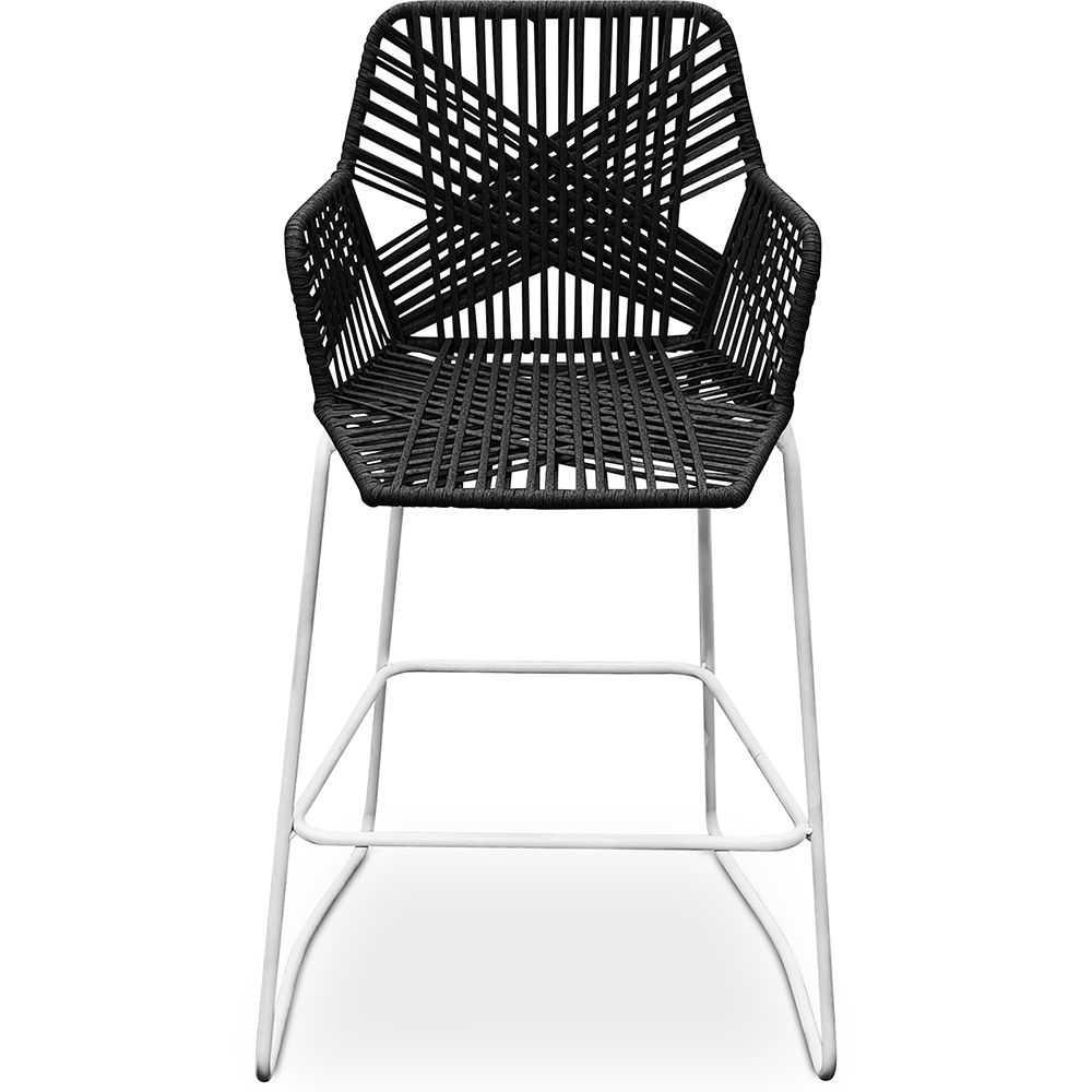 Tabouret Design Boho Bali en Rotin - 75cm - Tale image 8