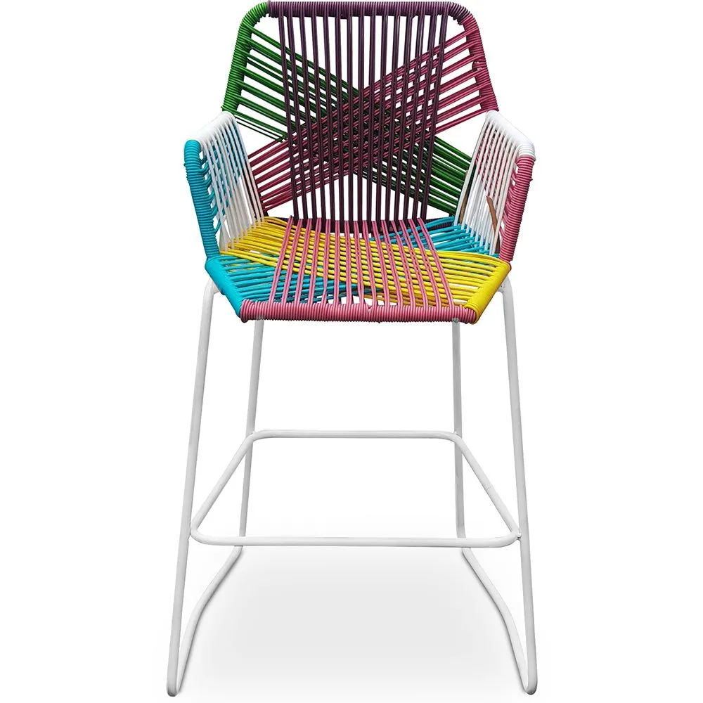 Tabouret Design Boho Bali en Rotin - 75cm - Tale image 8
