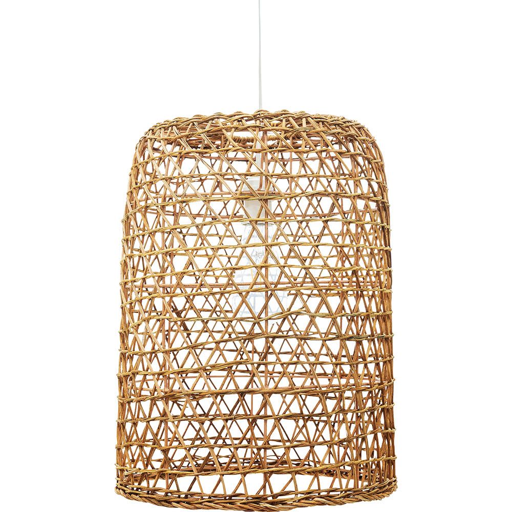 Lampe de plafond en rotin - Lampe suspendue stile Boho Bali - Lian image 8