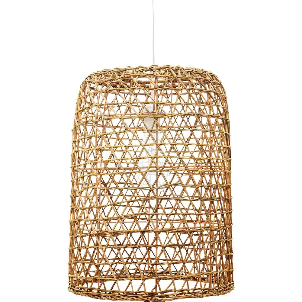 Lampe de plafond en rotin - Lampe suspendue stile Boho Bali - Lian image 8