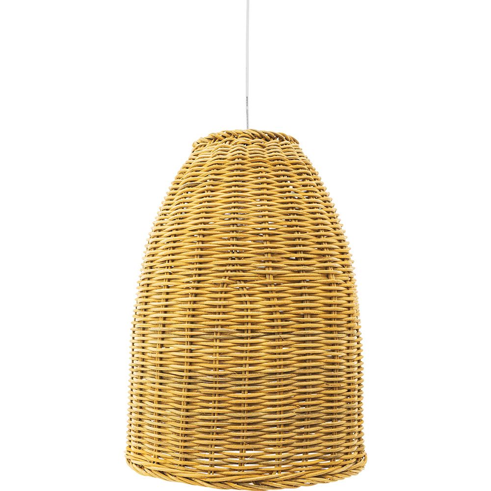 Lampe de plafond en rotin - Lampe suspendue de style boho Bali - Lie image 8