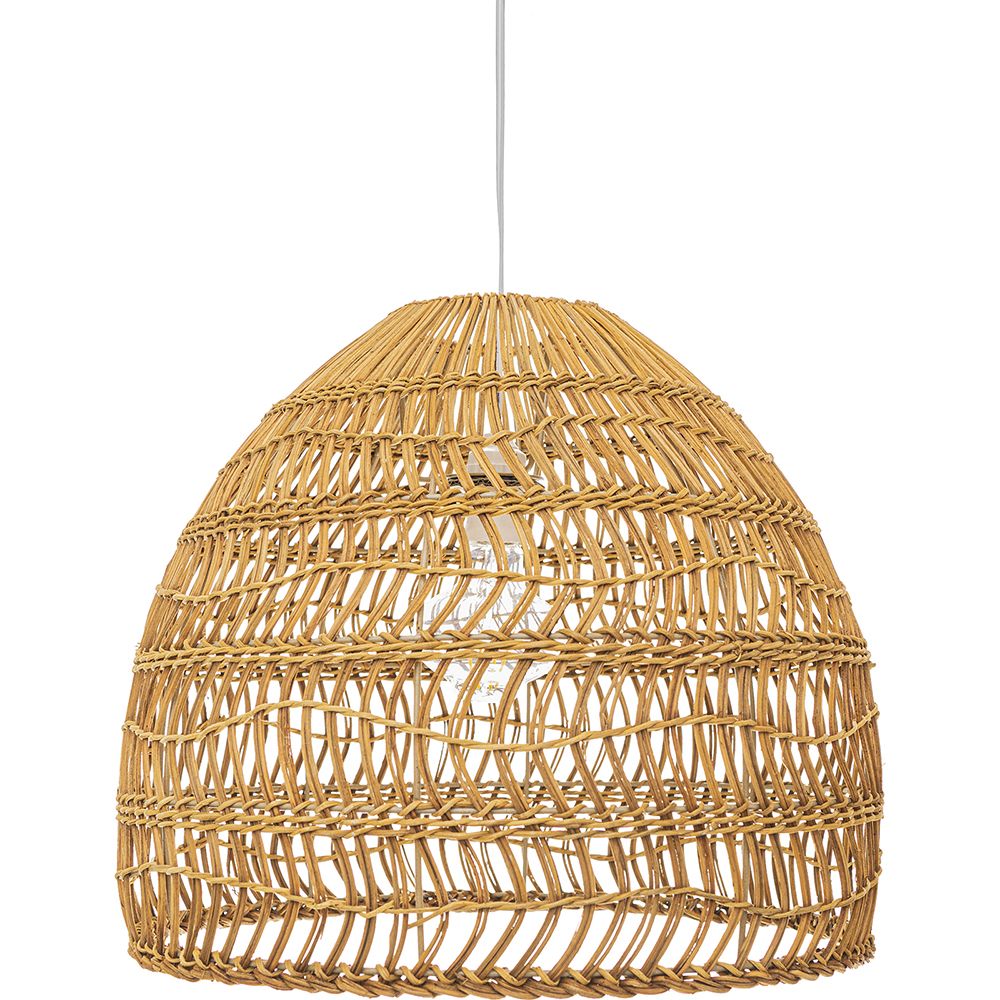 Lampe de plafond en rotin - Suspension de style Boho Bali - 40 cm - Hoa image 8