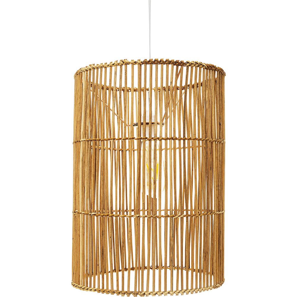 Lampe de plafond en rotin - Lampe suspendue de stile Boho Bali - An image 8