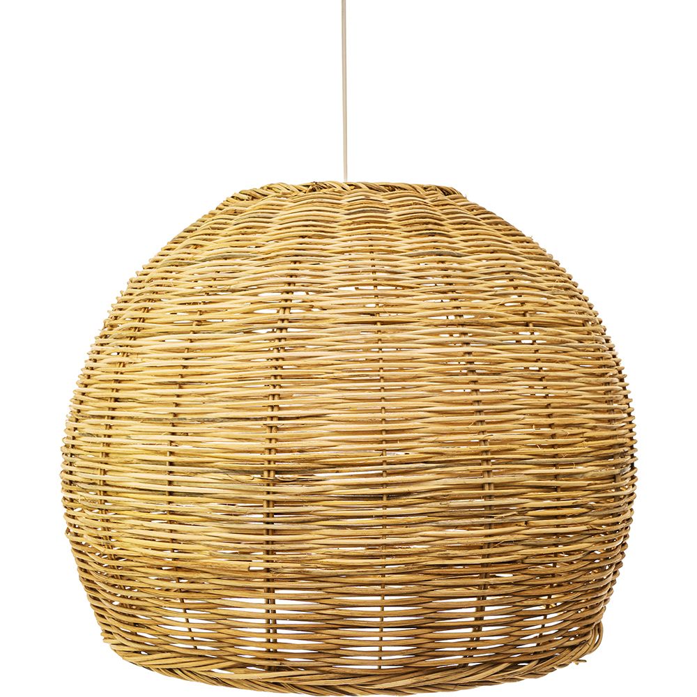 Lampe de plafond en rotin - Lampe suspendue stile Boho Bali - Paon image 8