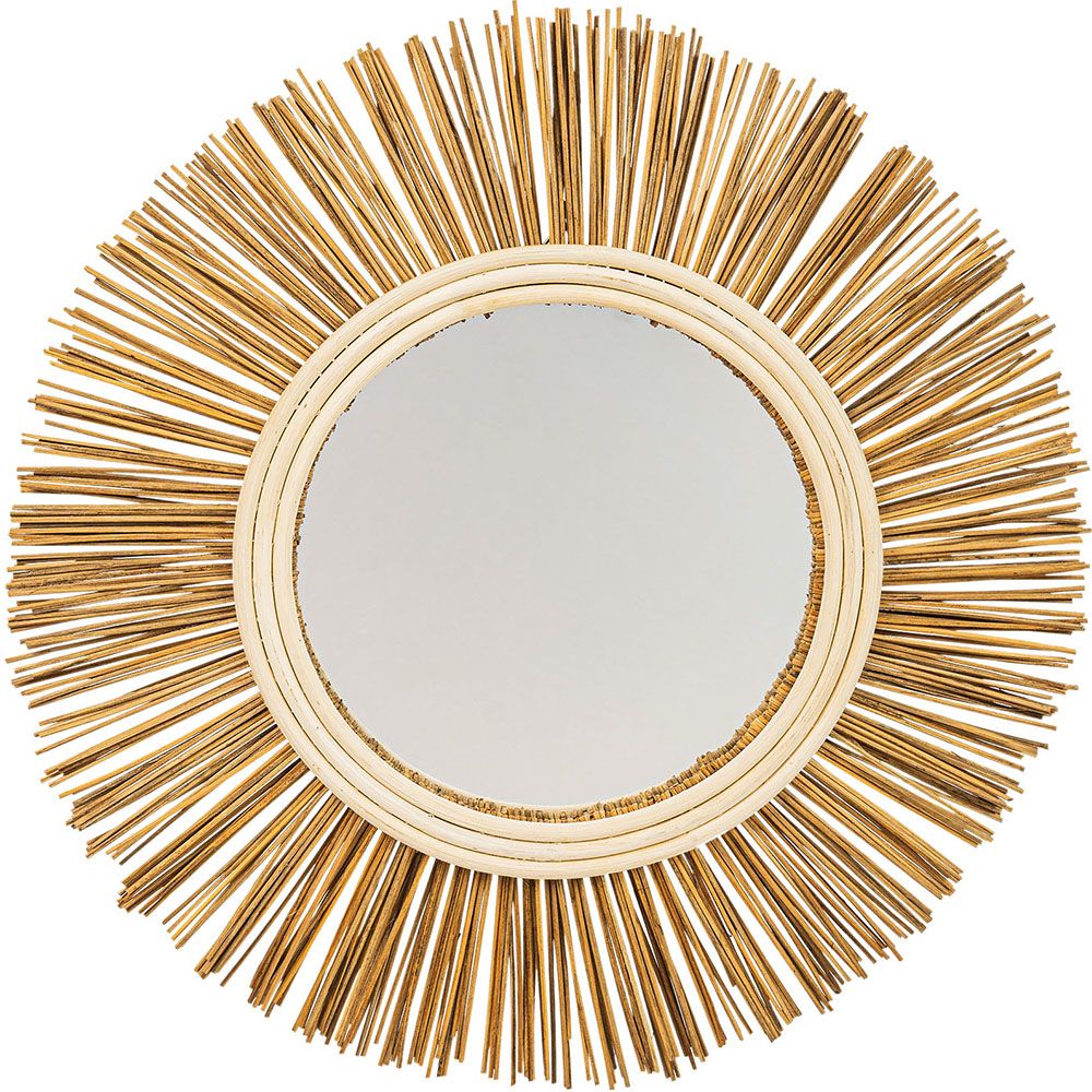 Miroir Mural - Design Rond Boho Bali (60 cm) - Loi image 8