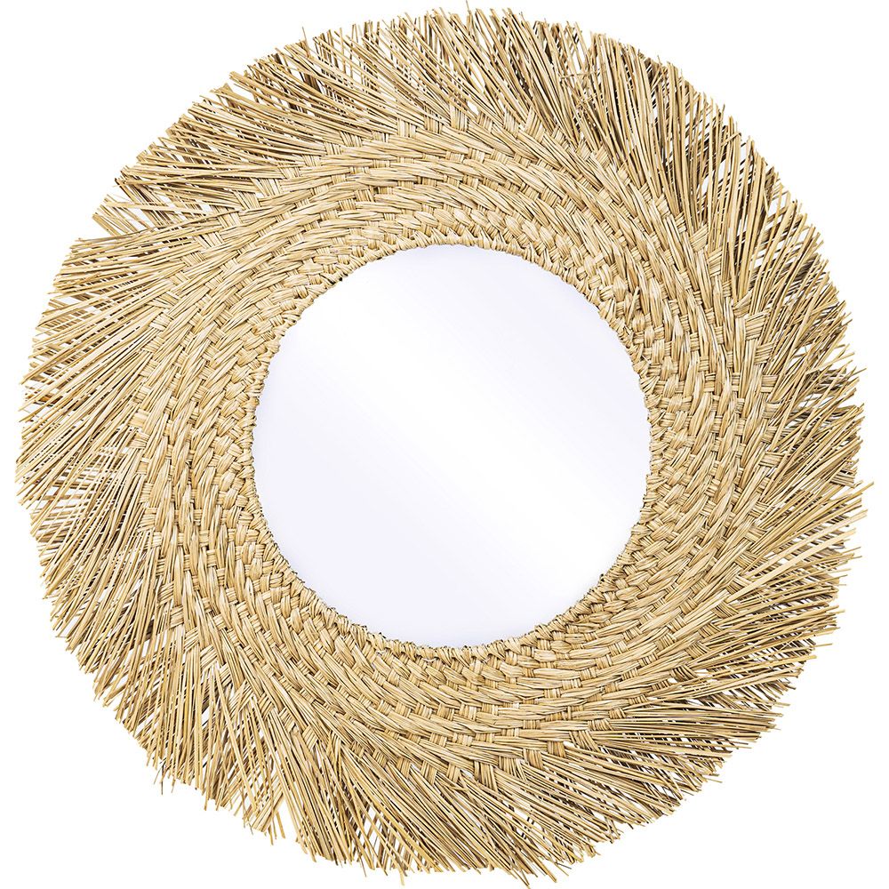 Miroir Mural - Design Rond Boho Bali (60 cm) - Rewu image 8