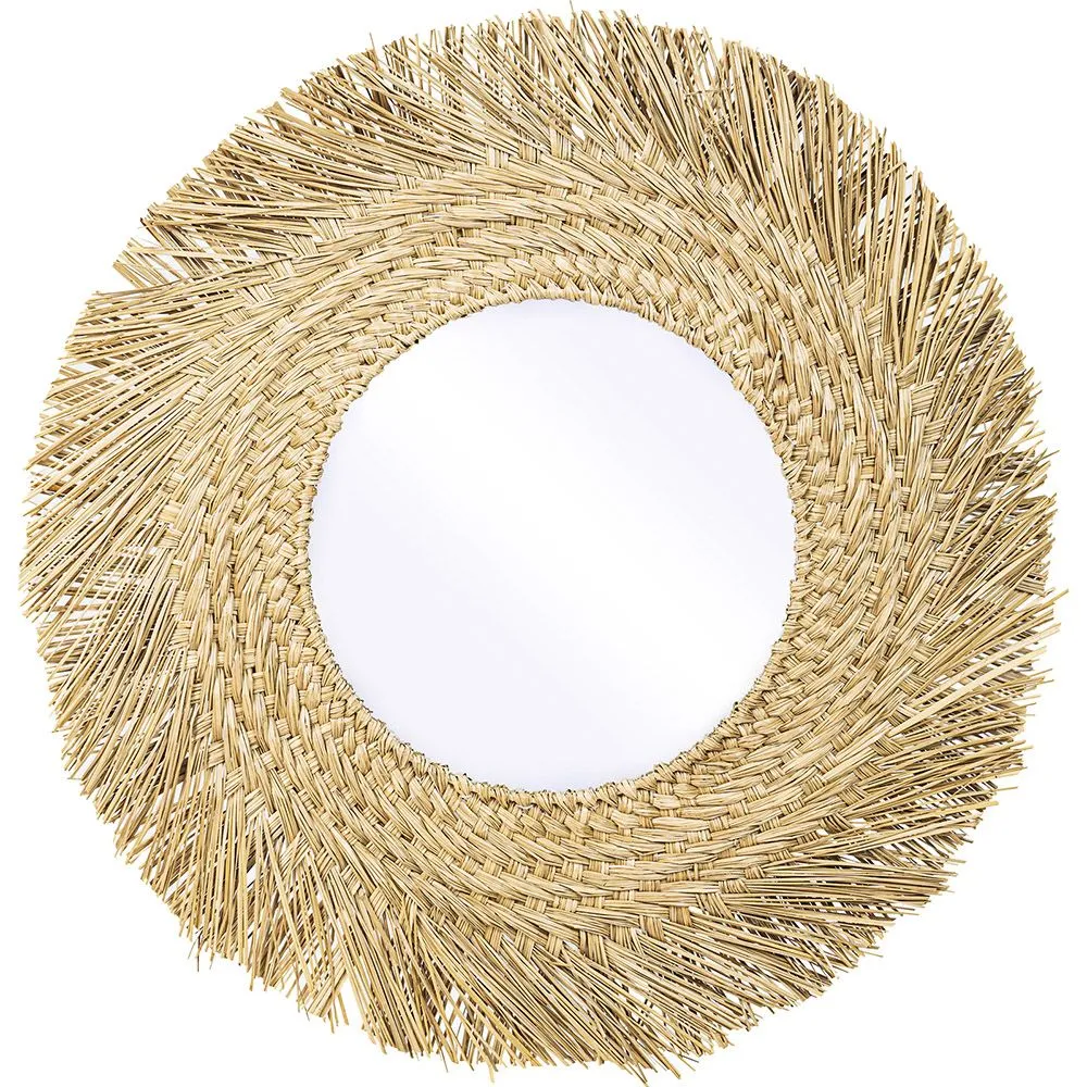 Miroir Mural - Design Rond Boho Bali (60 cm) - Rewu image 8