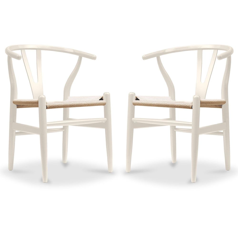 Lot de 2 chaises de salle à manger en bois - Style scandinave - Wish image 8