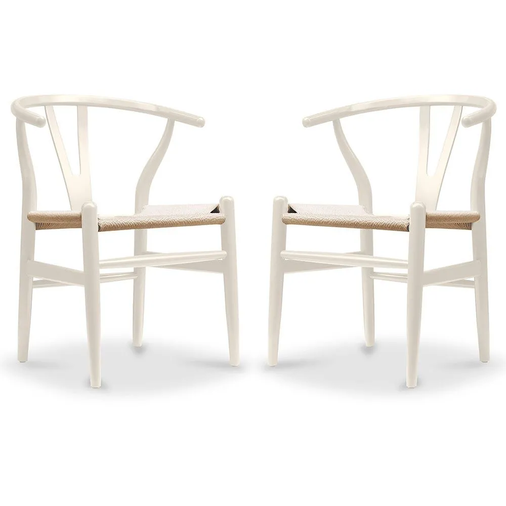 Lot de 2 chaises de salle à manger en bois - Style scandinave - Wish image 8