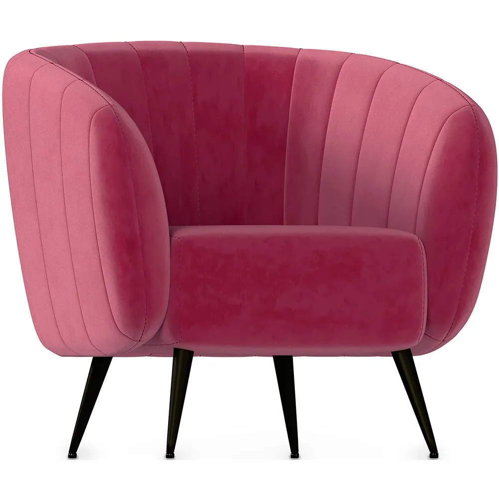  Fauteuil avec Accoudoirs - Revêtu de Velours - Nuba image 8