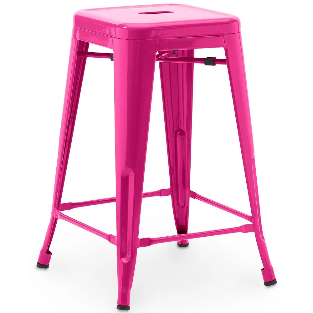 Tabouret de bar - Design industriel - 60cm - Nouvelle édition - Stylix image 8
