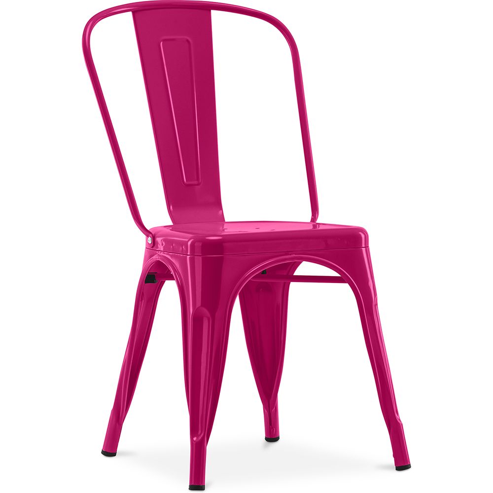Chaise de salle à manger - Design industriel - Acier - Nouvelle édition - Stylix image 8