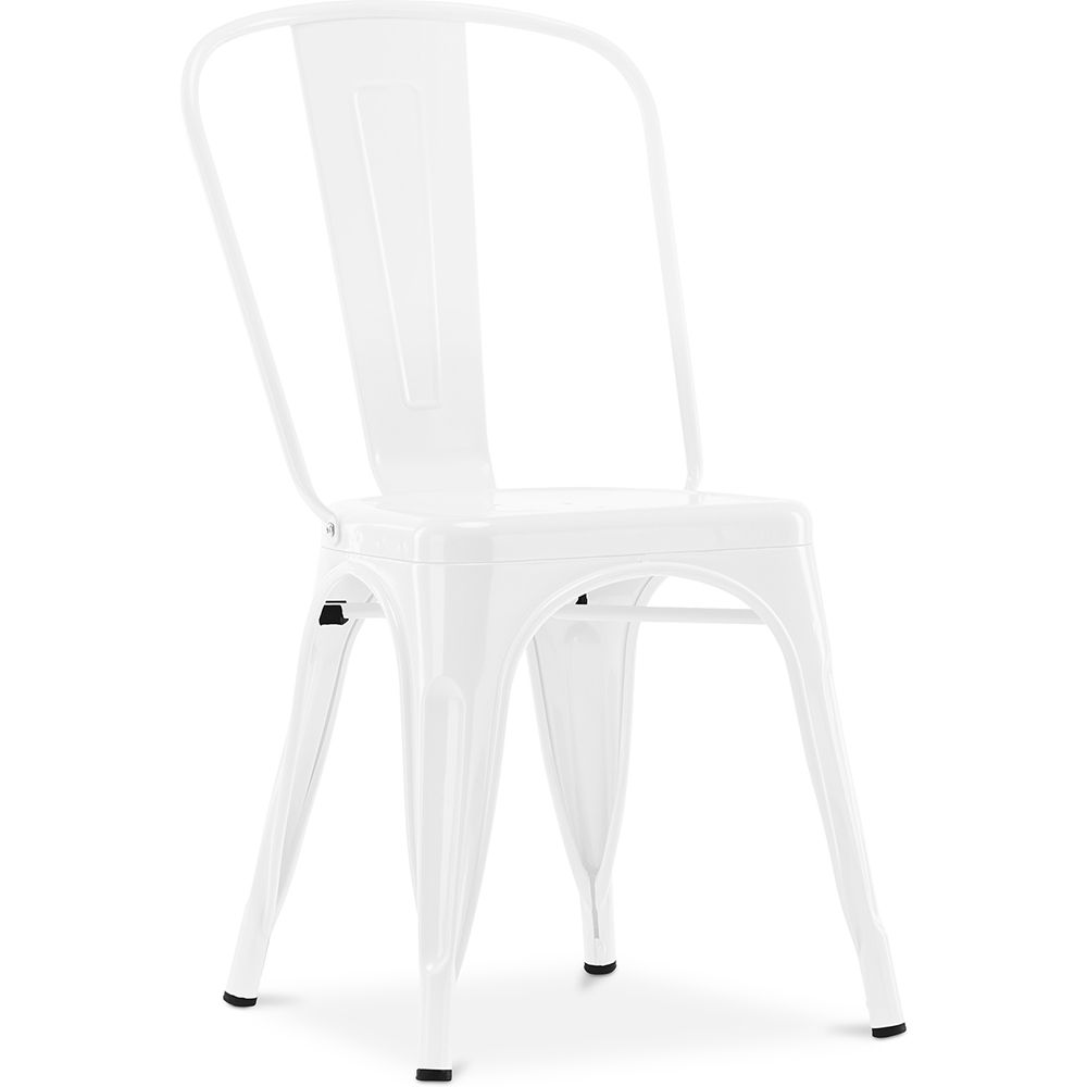 Chaise de salle à manger - Design industriel - Acier - Nouvelle édition - Stylix image 8