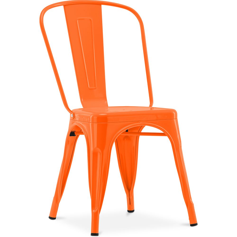Chaise de salle à manger - Design industriel - Acier - Nouvelle édition - Stylix image 8