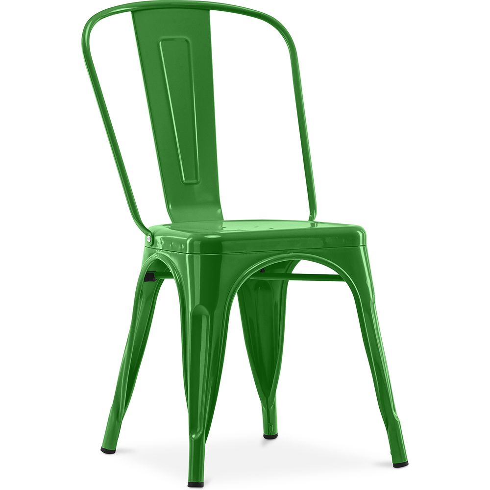 Chaise de salle à manger - Design industriel - Acier - Nouvelle édition - Stylix image 8