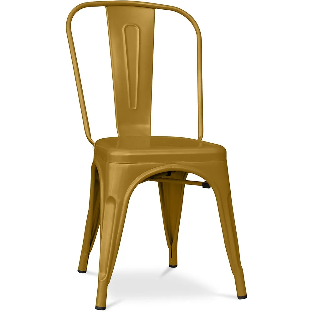 Chaise de salle à manger - Design industriel - Acier - Mat - Nouvelle édition -Stylix image 8