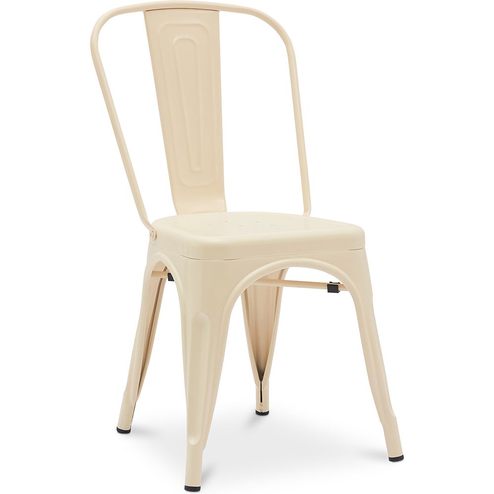 Chaise de salle à manger - Design industriel - Acier - Mat - Nouvelle édition -Stylix image 8