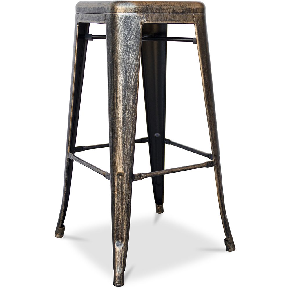 Tabouret de bar - Design industriel - 76cm - Stylix image 8