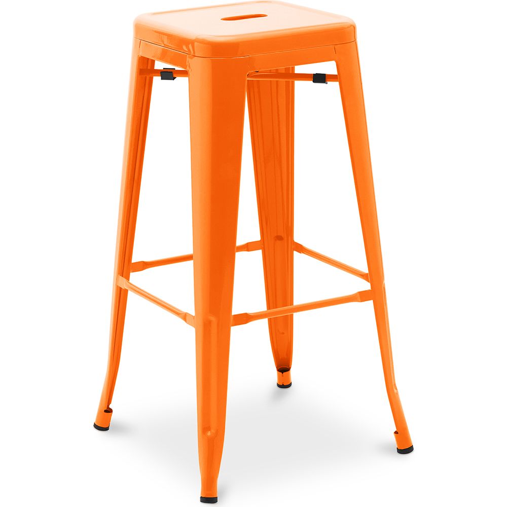Tabouret de bar - Design industriel - 76cm - Stylix image 8