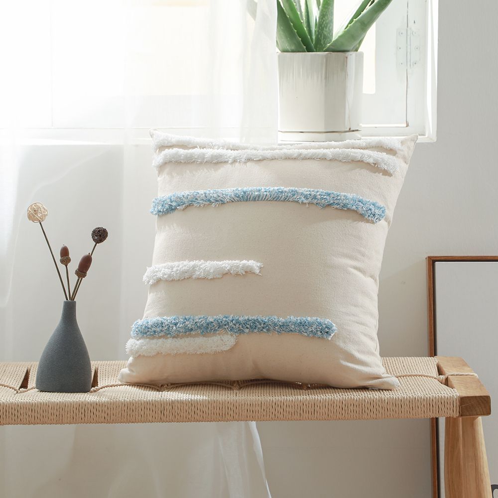 Coussin de style boho Bali - Housse et Rembourrage inclus - Sur image 8