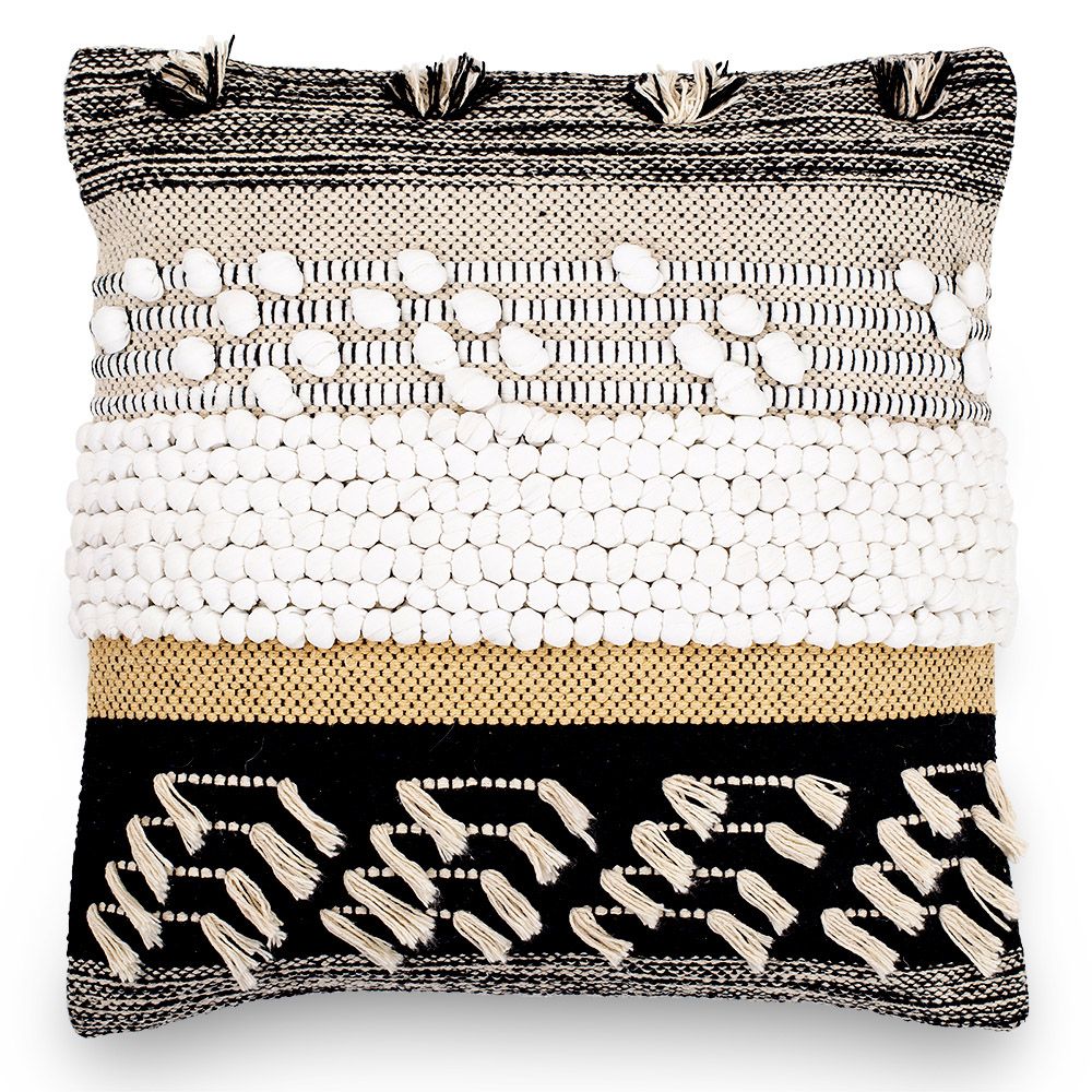 Coussin de style boho Bali - Housse et Rembourrage inclus - Clarissa image 8