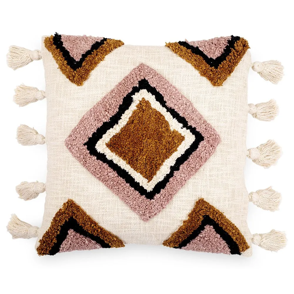 Coussin de style boho Bali - Housse et Rembourrage inclus - Aurelia image 8