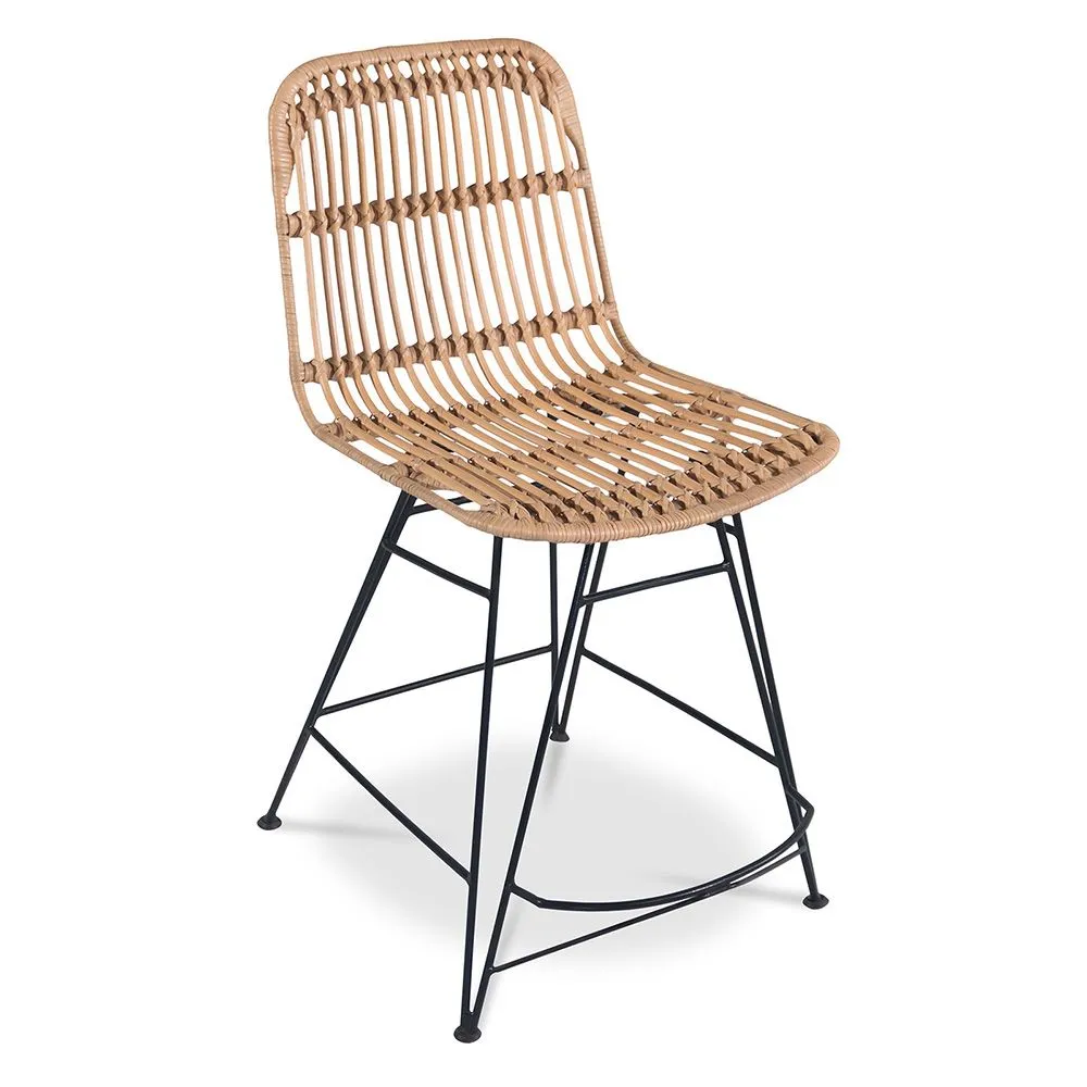 Chaise de salle à manger en rotin - Style Boho Bali - Prena image 8