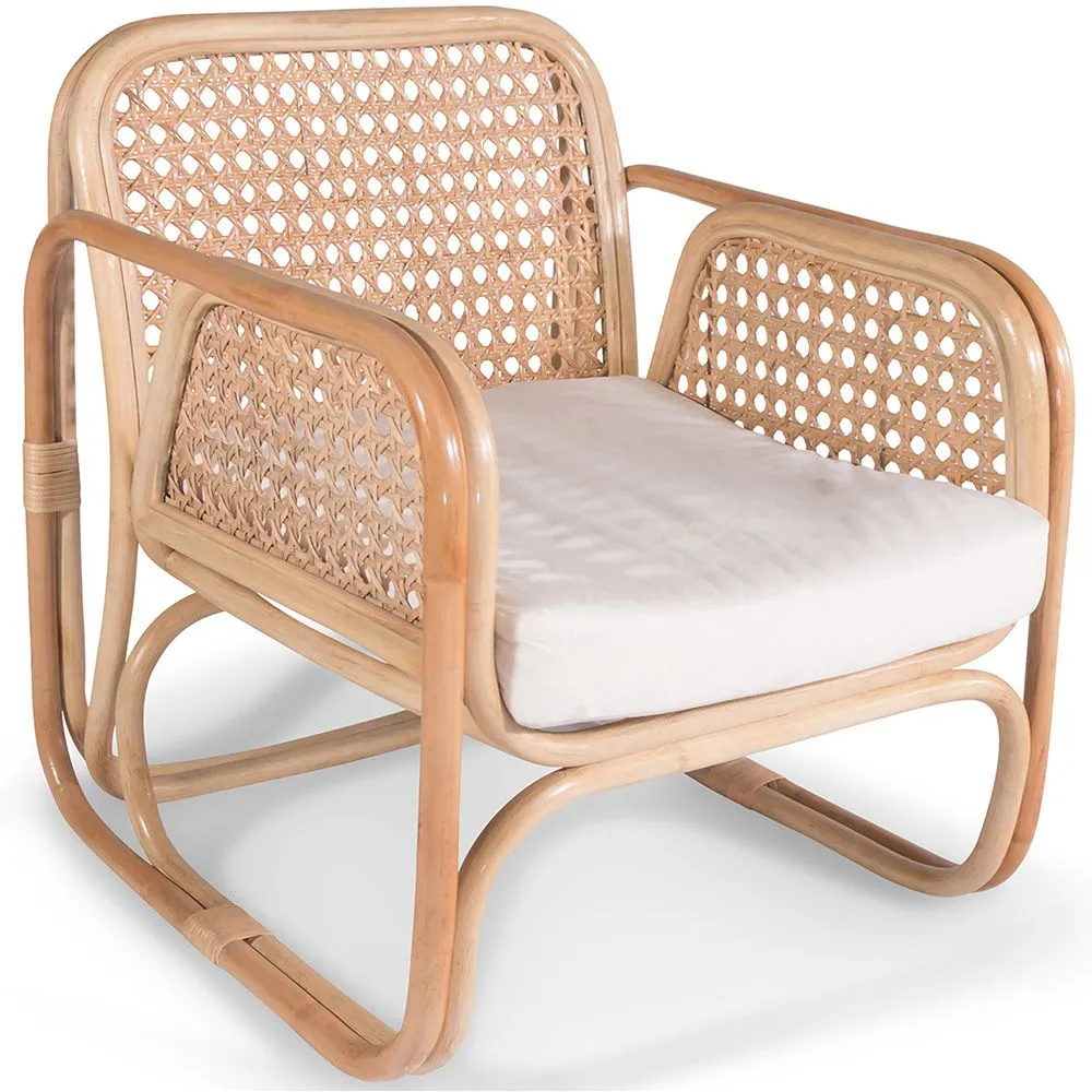 Chaise longue en rotin - Chaise design - Boho Bali - Qawa image 8