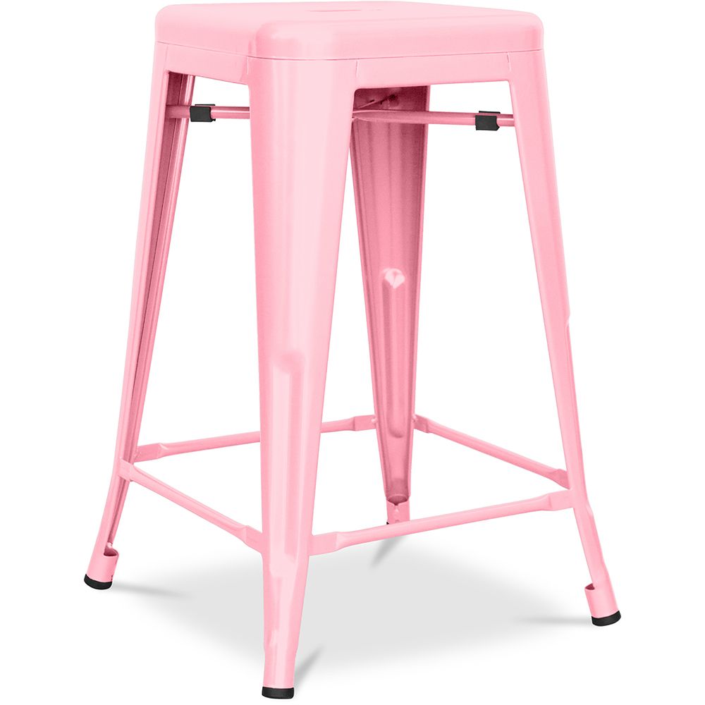 Tabouret de bar - Design industriel - Acier mat - 60cm - Nouvelle édition - Stylix image 8
